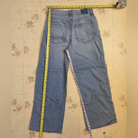 Hollister Ultra High Rise Baggy Blue Women's Jeans - Picture 3 of 5